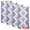 Blue, variant on Unique Bargains Geometric Rhombus Cotton Soft Color Block Hand Towel Orange 2pcs 28" x 13"