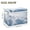 Snow-Covered Clouds, variant on IAUYY 42*32*30cm Storage Bin with Lid Storage Boxes with Handles,300D Oxford Fabric+Hollow Board Applicable to Clothes Storage Office Storage,Snow Covers