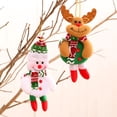 thumbnail image 2 of Merry Christmas Decorations Red Santa Snowman Elk Bear Pendant Xmas Tree Hanging Ornaments Crafts for Home Decor Supplier Gifts, 2 of 5