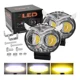 thumbnail image 1 of Faros Led Auxiliares Para Motocicleta, Auto, Rgb 1 Par, 1 of 8