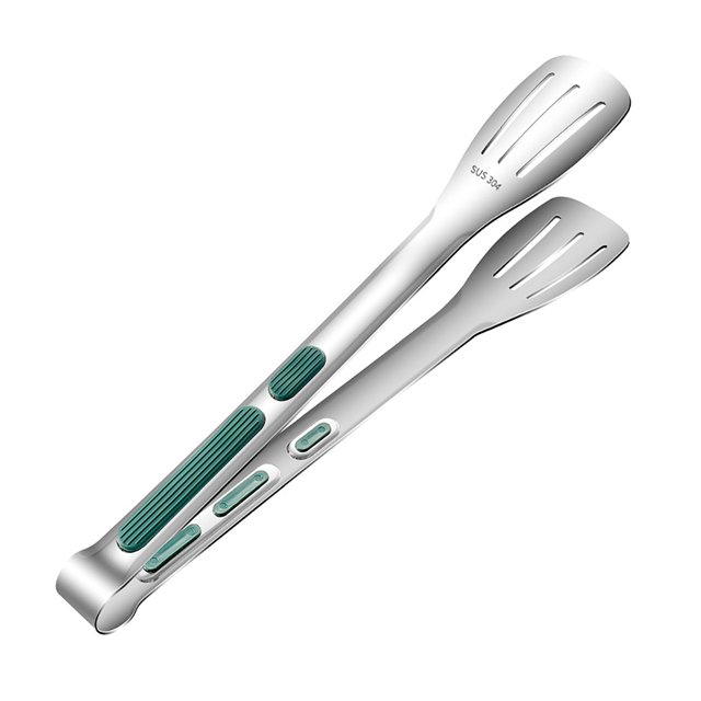 DQrwqpou Para Barbacoa Fácil Limpiar Pinza para Parrilla Abrazadera para Freír Bistec Herramienta (12 Pulgadas)