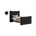 thumbnail image 2 of Meridian Furniture Elias Black Boucle Fabric Twin Bed, 2 of 8