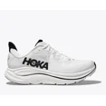 thumbnail image 1 of Hoka One One Clifton 10 Blanc Noir Chaussures de Course pour Hommes, 1 of 5