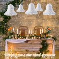 thumbnail image 5 of HUIANER Campanas de Panal Blancas 7 Piezas Campanas de Boda navideñas Colgantes Campanas de Panal de Novia Blancas Campanas de Papel Suministros de decoración para Bodas Fiestas Baby Showers, 5 of 5