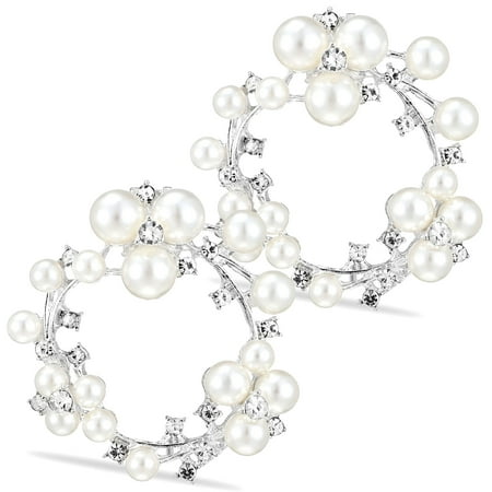 GOOHOCHY Shoes Charm Clips Jewelry Women Charms Heels Pearls Women s