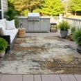 thumbnail image 4 of Dalyn Rugs Machine Washable Indoor/Outdoor Chantille ACN2064 Brown 2'6" x 3'10" Rug, 4 of 9