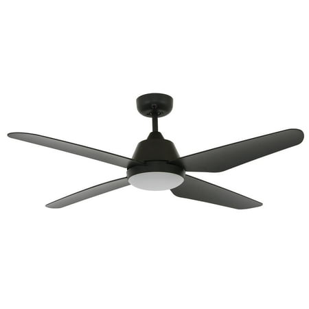 Lucci Air Aria 52 Inch Led Light With Remote Ceiling Fan Black