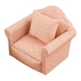 thumbnail image 2 of 1/12 Casa Miniatura Sofá Sillón con Almohada Muebles de Accesorios Gift asiento individual CUTICAT sofá de la casa de muñecas, 2 of 8