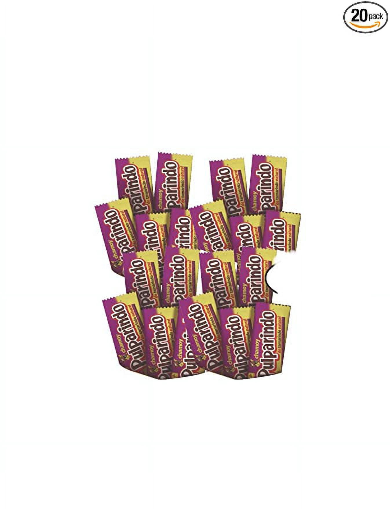 (2 pack) De La Rosa Pulparindo Chamoy Tamarind Candy, 20 Count