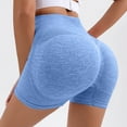 thumbnail image 2 of HAiming Women's Seamless Butt Lifting Shorts High Waisted Stretch Yoga Shorts Casual Atheletic Running Workout Shorts, 2 of 3