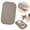 H, variant on Pet Feeding Mat for Dogs and Cats, Dog Placemat Non-Slip Waterproof Bowl Mats Prevent Food and Water Overflow, Puppy Dish Tray Mat Suitable for Large Medium Small Pets, Beige