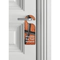thumbnail image 2 of Do Not Disturb Door Knob Hanger Sign - Basketball Closeup, 2 of 3