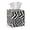 Zebra Stripe, variant on Xoenoiee White Golden Marble Print Tissue Box Cover Square Foldable Tissue Box Holder PU Leather Facial Paper Organizer, for Bathroom Bedroom Living Room Parlors Office, Snap Closure