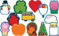 Creative Shapes Etc Mini Seasonal Notepads, 3-1/2 x 3 Inches, Set of 13, Styles Will Vary