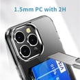 thumbnail image 3 of Crystal Clear Wallet Air Bag Phone Case,iPhone 16 Pro Max, 3 of 9