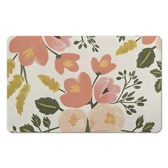 Lahome's Luxurious Non-Slip 20x32 Inch Indoor Entryway Rug - Soft, Boho Botanical Design, Ideal for Kids Room, Bedroom, and More!