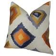 thumbnail image 1 of Plutus Native Trail Cayenne Handmade Throw Pillow, (Double sided 12" x 25"), 1 of 2