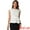 White, variant on DARING DIVA Women's Elegant Side Tie Wrap Cap Sleeve Blouses XS Royal Blue