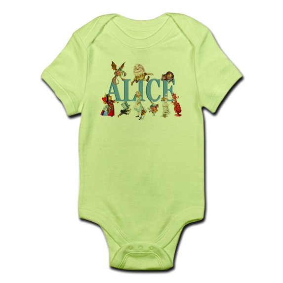 CafePress - Alice & Friends In Wonderland Infant Bodysuit - Baby Light Bodysuit