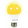 thumbnail image 2 of AmeriLuck Pack of 4 Yellow Colored A19 LED Bug Mosquito Light Bulb, 60W Equivalent (7W),, 2 of 4