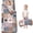 Pioneer Flower Floral Print Pattern-2, variant on Pioneer Flower Floral Print Pattern Toddler Nap Mat for Teens Preschool Daycare, Teens Sleeping Mat Bag, Toddler Sleeping Bag with Pillow