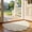 Beige A, variant on Door Mat 24" x 16", Half Circle Non Slip Washable Entry Rug, Low Profile Absorbent Doormat for Front Door, Back Door, Entryway, Kitchen – Soft Semicircle Indoor Floor Mat