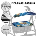 thumbnail image 5 of HELLHERO Christmas Fairy Tale Theme Rollator Walker Seat Covers and Back Rest Covers for Senior Breathable Soft Protection Covers, 5 of 7
