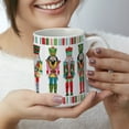 thumbnail image 3 of Highland Home Holiday Nutcrackers 15 oz. Decorative Ceramic Mug, 3 of 6