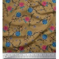 thumbnail image 1 of Soimoi Toile Imprimée Florale en Coton 1 Yard 42 Inch Wide, 1 of 3