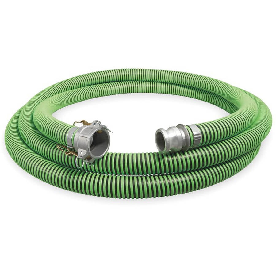 JGB Enterprises Eagle Green/Black EPDM Suction Hose Assembly, Coupled