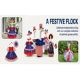 thumbnail image 4 of Goose Clearance! 4th of July Patriotic Porch Goose Outfits Team Set, 23" Garden Greeting Goose Statue Outfit, Independence Memorial Day Goose Costume for Garden Patio, 4th of July Decoration, 4 of 11