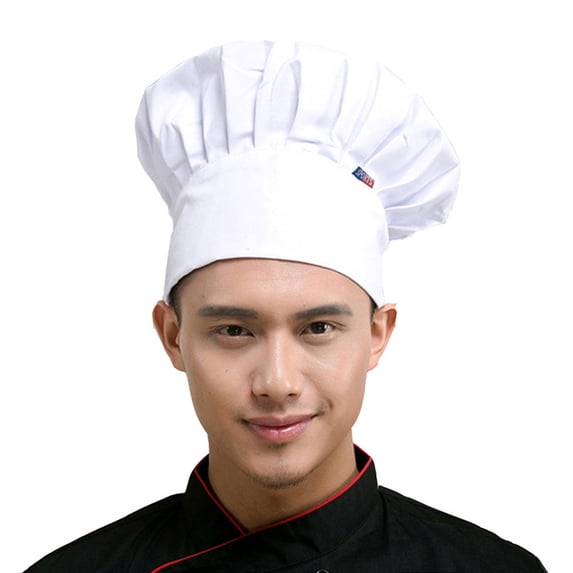 AYYUFE Stretchy Adjustable Men Cap Kitchen Cook Baker Catering Chef Hat