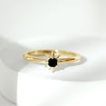 thumbnail image 3 of Rosec Jewels Natural Black Spinel Promise Ring for Women, Sunburst Ring - AAA Grade, 18K Yellow Gold, US 5.00, 3 of 6