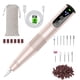 thumbnail image 1 of Juego de taladros de uñas inalámbricos HEBECA Electric Limas Buffers Gold, 1 of 9