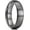 Gunmetal Grey, variant on 8mm Men's Tungsten Wedding Band Engagement Rings Gunmetal Domed Matte Brushed Comfort Fit, Size 11