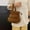 Brown BW, variant on WIZUTIZ Poop Bag, Cute Handbag, Doll Mini Bag, Mouth Strap Can Be Tightened, Handbag, Unique Appearance Cute Womens Handbags Medium Solid Bags Waterproof Classic Bag 1 PC Yellow