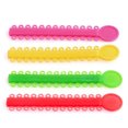 JUICCEE 40pcs Orthodontic Ligature Ties Ortho Braces Color Band