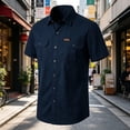 thumbnail image 5 of Qiyinn Men's Short Sleeve Tactical Shirts, UPF 50+ Ripstop Military Work Shirts, Breathable Button Down Outdoor Hiking Shirt, 5 of 5