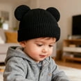 thumbnail image 4 of LIZENG Baby Beanie Knitted Baby Winter Hat Toddler Boys Girls Beanie with Cotton Boys Knit Hat Olive, 4 of 6