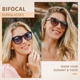 thumbnail image 2 of Gafas de sol de lectura bifocales EASY READ UV400 para mujer 1.25, 2 of 6
