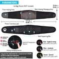 thumbnail image 4 of Qarigey Lightweight Heated Waist Massager Wear-resistant Heating Back Body Support Warm Belt Waist Massage Massagers Tool for Men Women Protección de la piel No.1 Qarigey CE008692-01, 4 of 6
