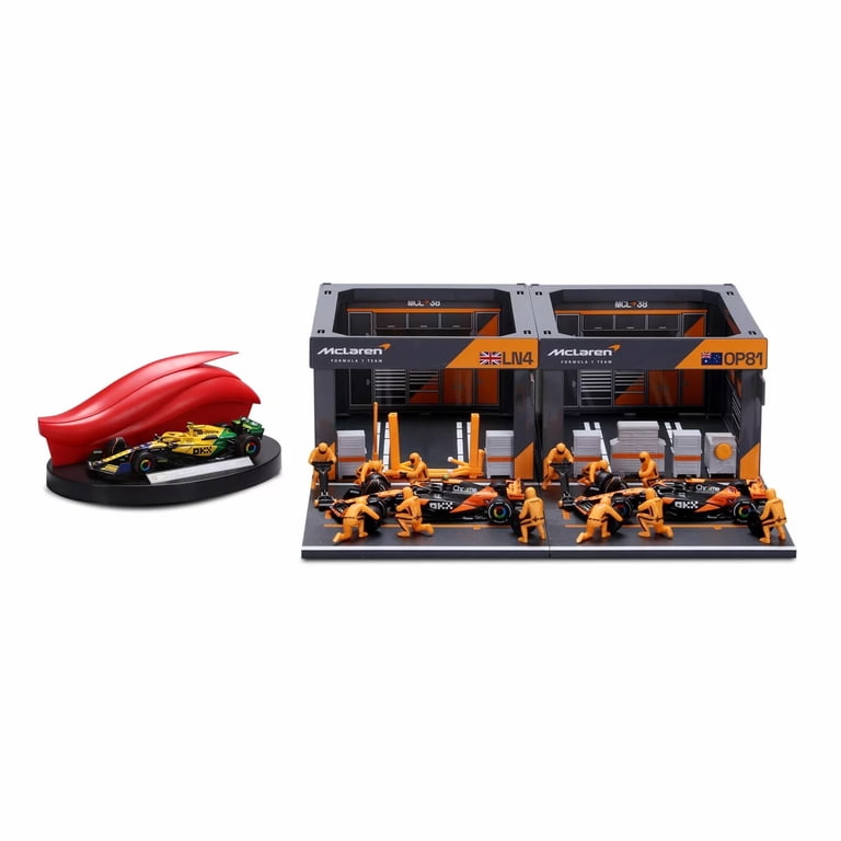 1:43 Formula 1 Deluxe Paddock Set - McLaren - Walmart.com