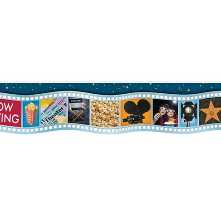 Signs Die Cut Wall Border - Eureka Classroom Movie Film Die Cut Deco Trim Classroom Border