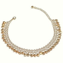 UDIYO Vintage Women Rhinestone Bell Tassel Anklet Foot Chain Bracelet Jewelry Gift