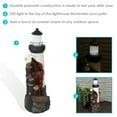 thumbnail image 3 of Sunnydaze Gull's Cove Polyresin Outdoor Lighthouse Water Fountain with Light, 3 of 14