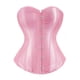 thumbnail image 1 of Vestido body de encaje liso para mujer, top de satén con forma de mujer, 1 of 2