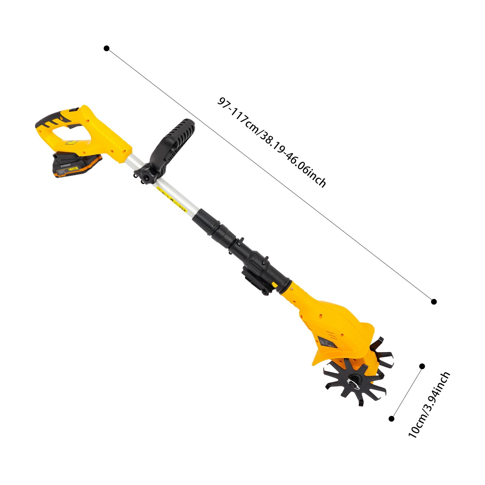 Battery Powered Tilling Machine Handheld Electric Tilling Machine Cordless Tilling Machine for Farms