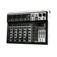 thumbnail image 3 of Mezclador de audio,Mezclador de audio Mini ecualizador estéreo profesional,Consola mezcladora de sonido Consola mezcladora de 6 canales,Sistema de consola de placa de sonido de grabación de, 3 of 9