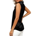 thumbnail image 3 of AUNVITO Women's Sleeveless Shirt Casual Business Blouse Lightweight and Breathable, 3 of 7