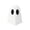 B001- Style A, variant on Ghost Halloween Decor, Halloween Home Decor Indoor, Indoor Halloween Decorations, 7X5 in White Rattan Ghost Halloween Figurine, Lightweight Decorative Ghost Ornament to Add Cozy